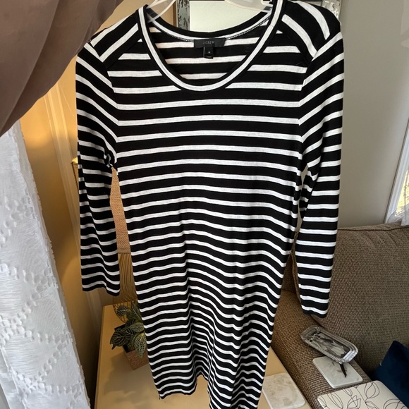 Striped J. Crew Zipper Dress - Picture 2 of 3